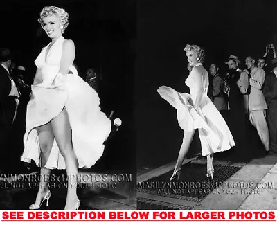 MARILYN MONROE 7YEARITCH SUBWAY LEGS 2xRARE5X7 PHOTOS • $11.98