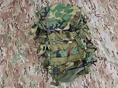 🇺🇸 USMC ARMY Field Pack Large Woodland Ruck Sack Backpack W/ Internal Frame • $107.87