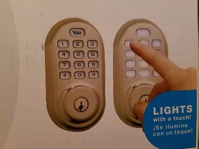 Yale Real Living Electronic Push Button Deadbolt Fully Motorized With Zwave • $49.99