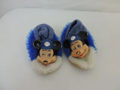 Rare 80s Vintage Walt Disney Mickey Mouse And Friends Kids Slippers • £7.24