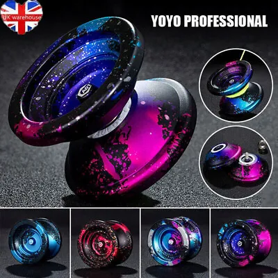 High Speed Professional Metal Aluminum Alloy Yoyo With 10 Ball Bearing Kids Toy • £4.95