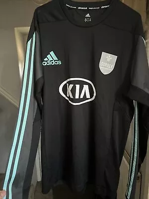 Surrey County Cricket ADIDAS Training Top Mens Long Sleeve 2016 42/44 Climacool • £11.50