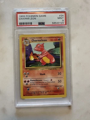 $15 • Buy Pokemon Charmeleon Base Set Unlimited 24 PSA 9