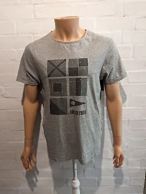 Musto T Shirt Large Grey Tokyo 1964 Tee Top Mens • £19.99