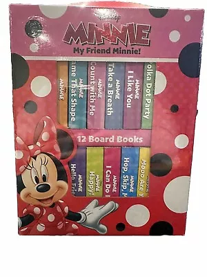 Disney Minnie: My Friend Minnie! 12 Board Books By PI Kids (2017 Children's... • $6