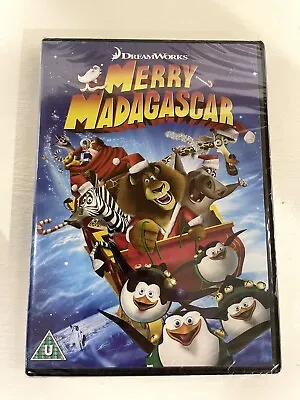 Merry Madagascar DVD- BRAND NEW SEALED FREE FAST POSTAGE • £2.45