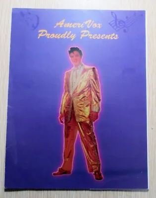 Elvis Presley AmeriVox Phone Card Brochure Gold Lame Suit W/Letter Vintage • $15