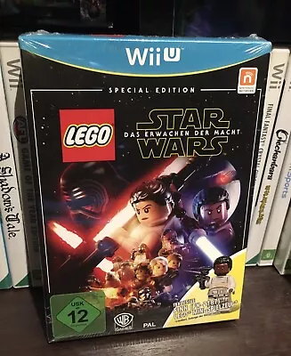 Lego Star Wars: The Force Awakens Wii U Game Special Edition (Sealed W/Minifig) • $149.95