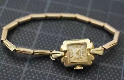Vintage Movado Gold Filled Lady Mechanic Wrist Watch #k5 • $22.95