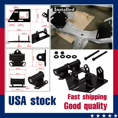 For 83-05 Conversion Motor Mounts W/ Frame Mounts Chevy GMC S10 S15 V8 SBC 350 • $72.90