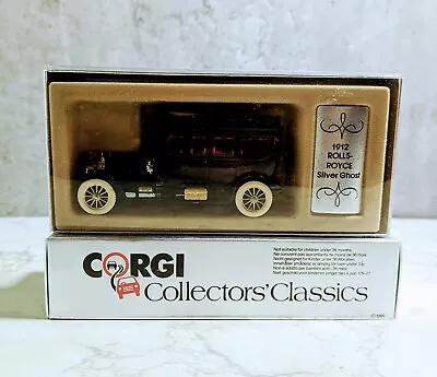 Corgi Collectors Classic - 1912 40/50 Hp Rolls Royce Silver Ghost Black Boxed • $23.63