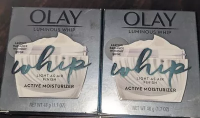 2 × Olay Luminous Whip Active Moisturizer Cream - 1.7 Oz • $47.87