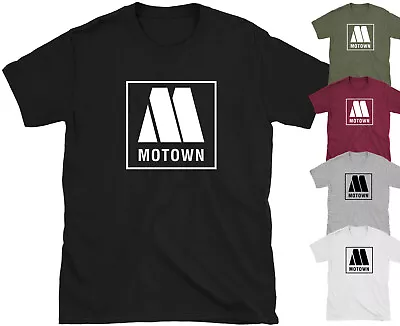 Motown Classic 80s Label T Shirt Music Top Tee • £11.99