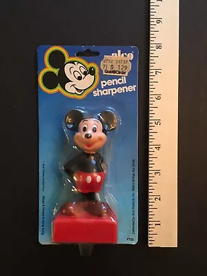 Vintage Alco Mickey Mouse Pencil Sharpener Unopened Walt Disney #123 • $9.99