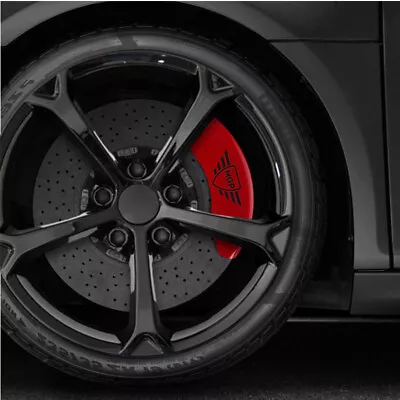 Set Of 4 Red Caliper Covers W/Black MGP Logo For 2018-2023 Honda Accord • $224.10