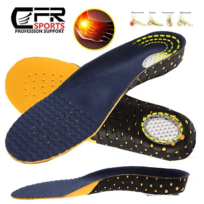 Work Boot Insoles Hiking Trainer Inner Soles Foot Inserts Support Silicone Gel G • £13.69