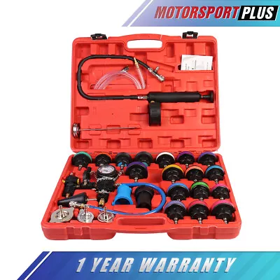 $79.95 • Buy 28PCS Universal Radiator Pressure Tester Vacuum Type Cooling System Refill Kit