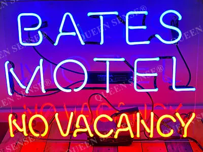 $124.49 • Buy Bates Motel No Vacancy Acrylic 17 X14  Neon Lamp Light Sign Wall Decor Bar