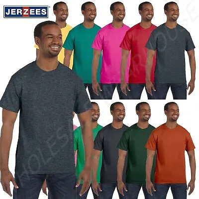 Jerzees DRI-Power Active Men's 50/50 Blend Short Sleeves 2XL-5XL T-Shirt 29M • $12.91