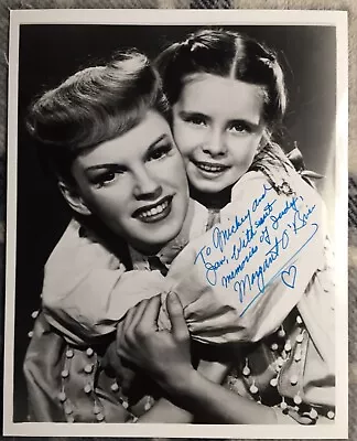 Margaret O’BRIEN—SIGNED Photo To MICKEY ROONEY— Meet Me In St Louis—Judy Garland • $128.15