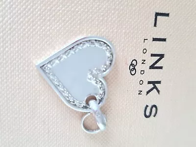 Links Of London Large Heart Pendant Sterling Silver Rare • £49.99