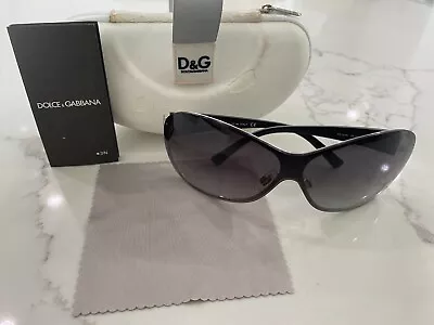 Dolce & Gabbana DG2046 Women Sunglasses Oval Authentic Rare Vintage • $109.97