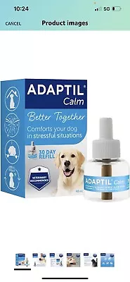 ADAPTIL Calm 30 Day Starter Kit Plug In Diffuser & Refil 48ml Dog Calming Remedy • £29.99