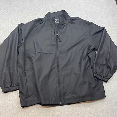 5.11 Tactical Series Windbreaker Jacket Men 2XL Solid Black Full Zip Closure • $27.97