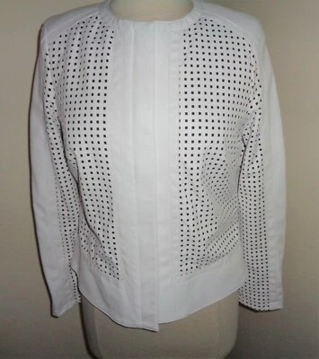 $45 • Buy White Leather Jacket M