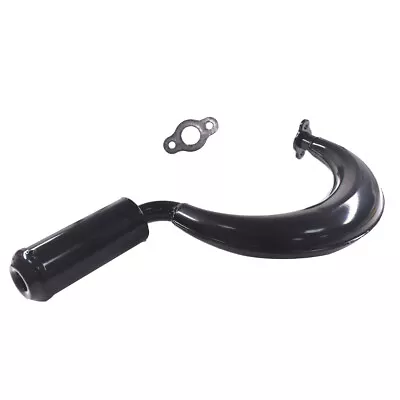 40mm Black Banana Muffler Exhaust Pipe 49cc 66/80cc Motorized Bike Engine Motor • $25.99