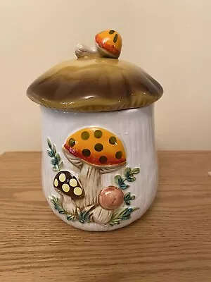 Vintage Merry Mushroom Canister Sears Roebuck & Co. 1978 • $20