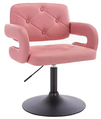 Millies PINK Beauty Salon Chair Barber Hairdressing Hair Cut PU Leather Modern • £72.95