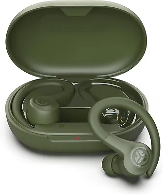 JLAB Buds EBGAIRSPRTRGRN124 Go Air Sport Bluetooth Earbuds Earphones Green Olive • $19.99