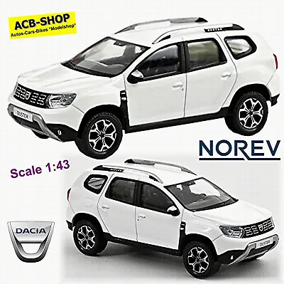 Dacia Duster II Type: Hm 2018-21 White Glacier White 1:43 Norev 509019 • $26.25