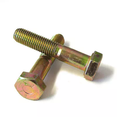 M16 X 1.5 Metric Fine 8.8 Grade High Tensile Yellow Zinc Hex Head Bolts Free P&P • £116.93