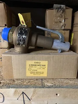 Hi Pressure Safety Valve 19-501-40 Steam 1 1/4” X 1 1/4” 175 Psi Conbraco • $190