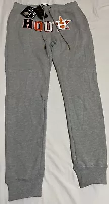 Houston Astros Pro Standard Joggers Pants Large Gray Luxury Athletic Collection • $89.99