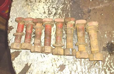 Massey Harris 44 Special Tractor Front Wheel Mounting Bolts Square Head 8 MH  • $35