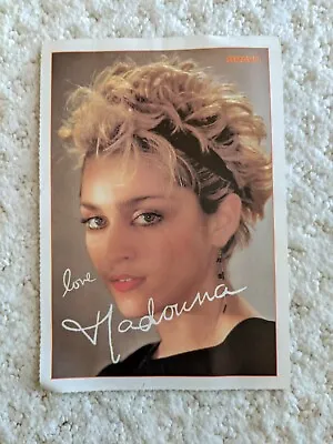 Madonna AK Autogrammkarte BRAVO 1980's  Jahre Top Mini Poster Card • $3.50