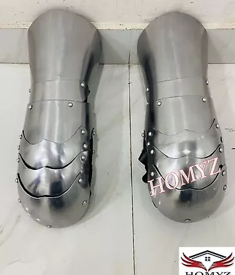 Medieval Gauntlet Gloves Silver Knight Crusader Steel Armor Gothic Gauntlet • $119.70