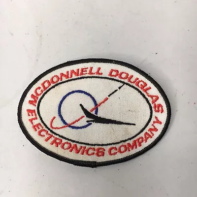 McDonnell Douglas Electronics Company Patch 4x2.75 Vintage Aerospace Aeronautics • $14.95