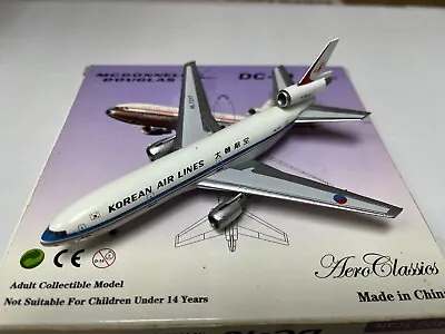 Aeroclassics 400 Korean Air Lines KE DC-10-30  1970s Color  1:400 • $189.99