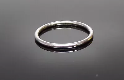 £7.29 • Buy 925 Sterling Silver 1.8 Mm Round Skinny Stacking Wedding Midi Thumb Ring H To Z1