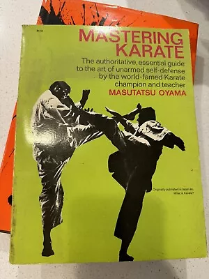 Mastering Karate (1974) Masutatsu Oyama Guide Champion Teacher • $35