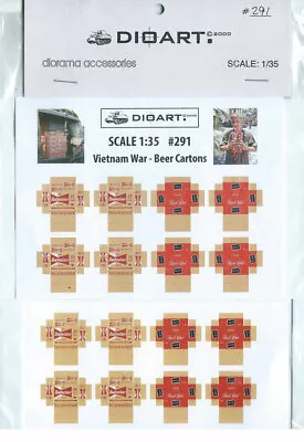 DioArt 1/35 Modern NAM US Beer Cartons (2 Sheets) • $5.51