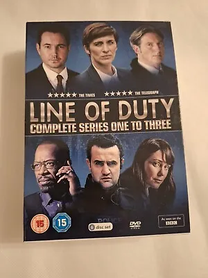 Line Of Duty - Series 1-3 - Complete (DVD 2016) • £5