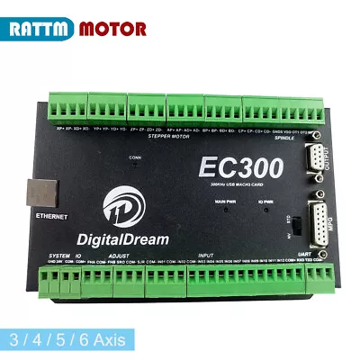 Ethernet Mach3 CNC Motion Controller Card EC300 NVEM Upgrade 3 / 4 / 5 / 6 Axis • $80