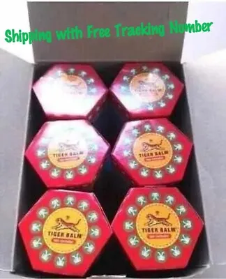 30 G X 12 PCS Tiger Balm Red Relief Of Muscular Aches Pain  Ointment Massage Rub • $105