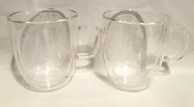 B T ä T-Clear Insulated Double Wall Glass Coffee/Tea Mug Set (Qty.2) • $14.99