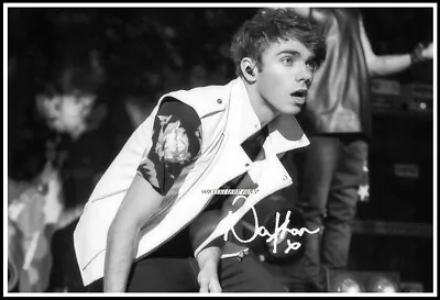 Nathan Sykes Autographed Cotton Canvas Image. Limited Edition (NS-308) X • £9.59